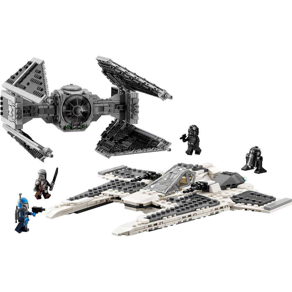 LEGO® Star Wars 75348 Mandalorianischer Fang Fighter vs. TIE Interceptor