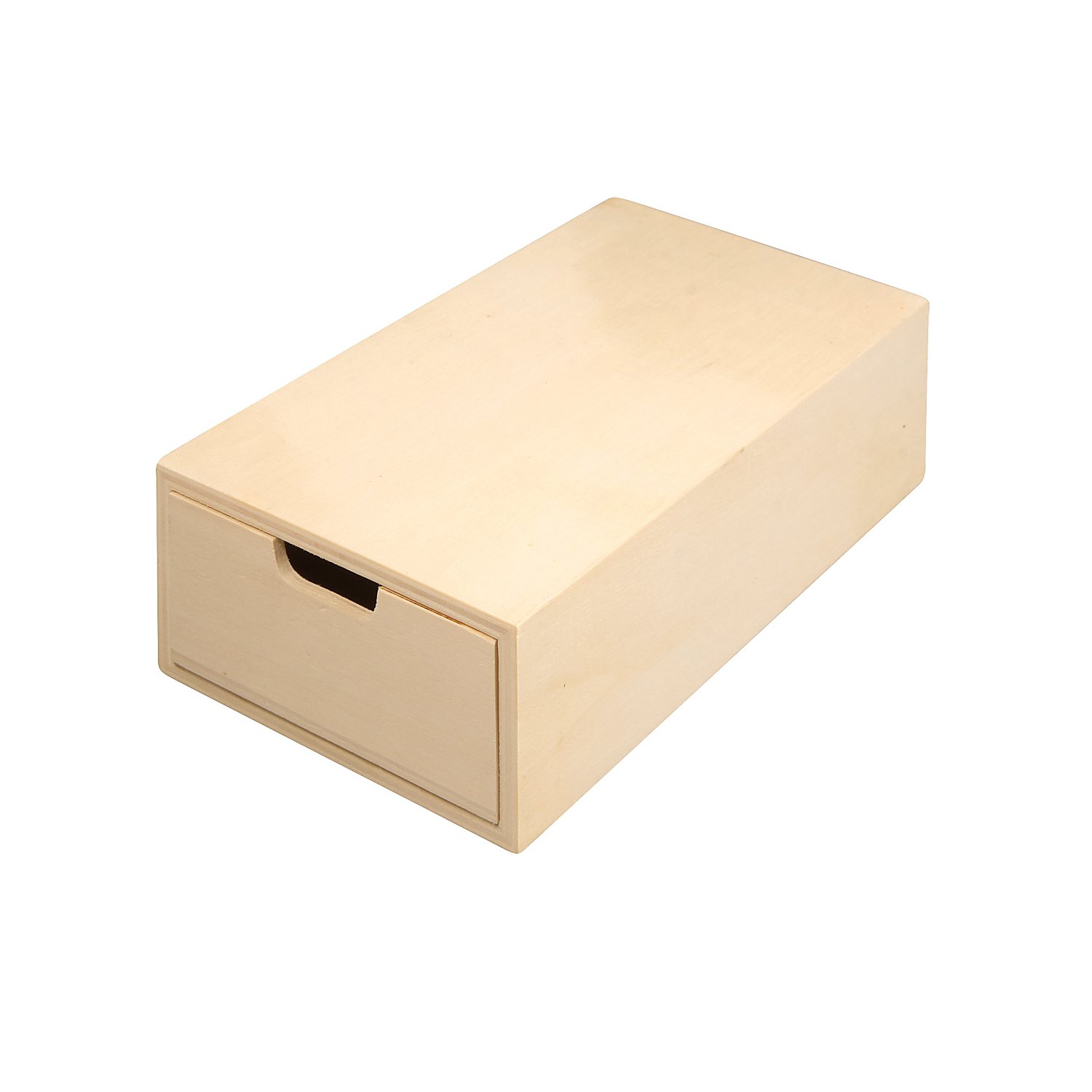 Schatulle aus Holz, mit ausziehbarem Innenfach