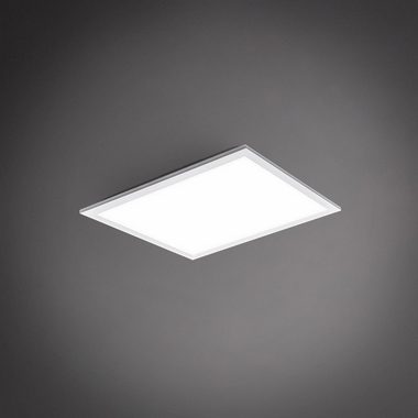 B.K.Licht Deckenleuchte LED Panel Decke eckig Ultra-Flach 29x29 cm Büro Weiß - BKL1325, LED fest integriert, Neutralweiß, 4000K moderne Deckenlampe 12W 1300lm Küche Wohnzimmer