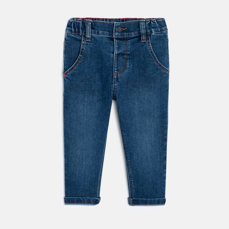 Jean relaxed bébé garçon bleu foncé denim Catimini