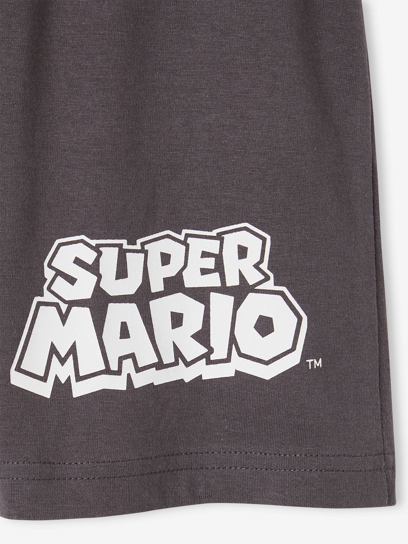 Super Mario Kurzer Kinder Schlafanzug SUPER MARIO - anthrazit