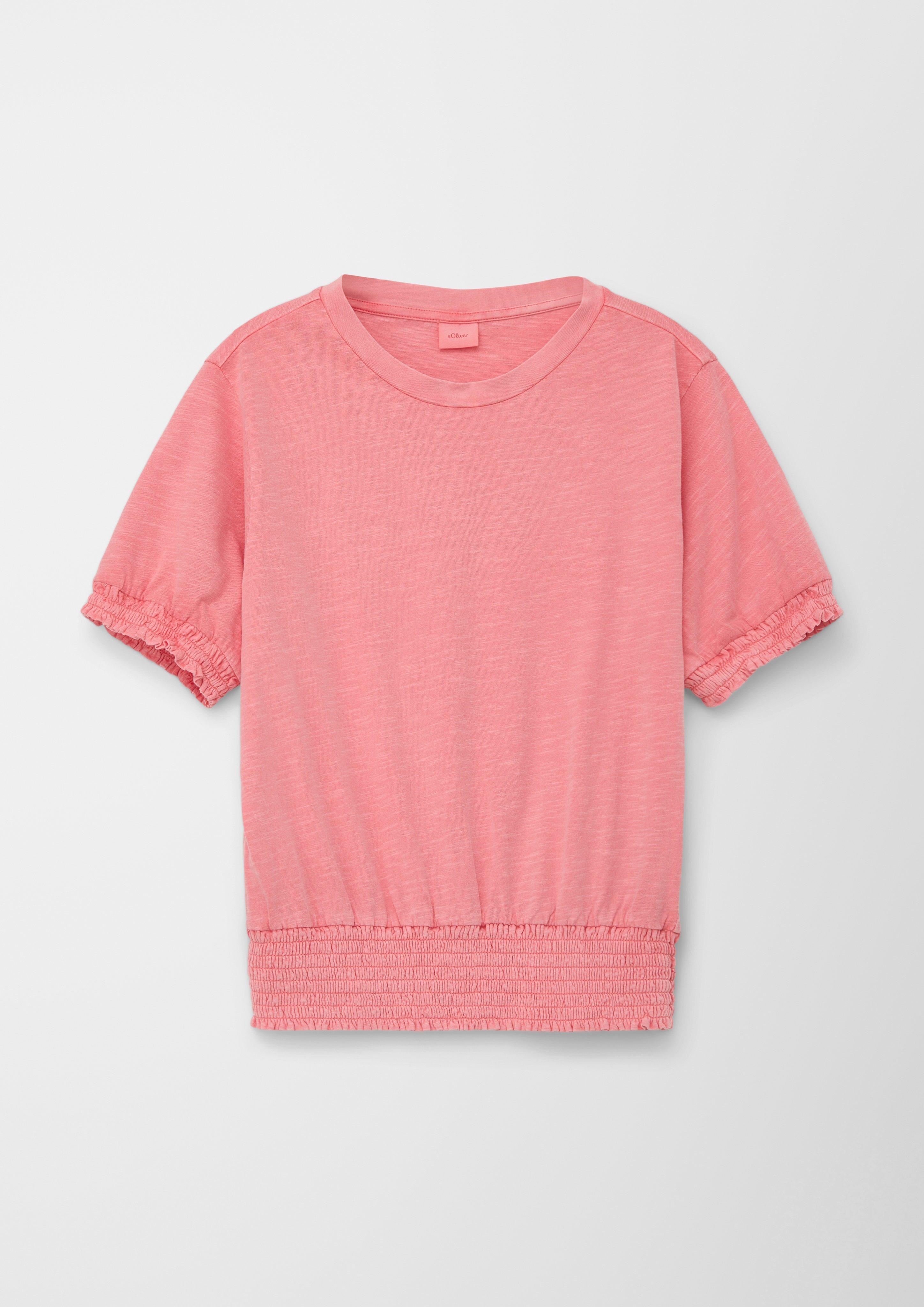 T-Shirt mit Smok-Partien  2130476-4334