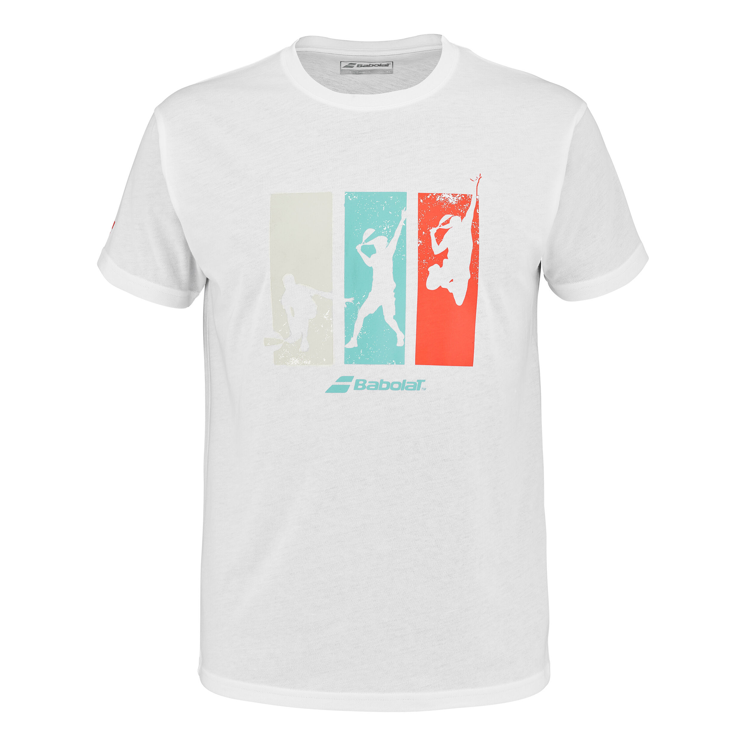 Cotton T-Shirt Herren - Weiß, Mehrfarbig