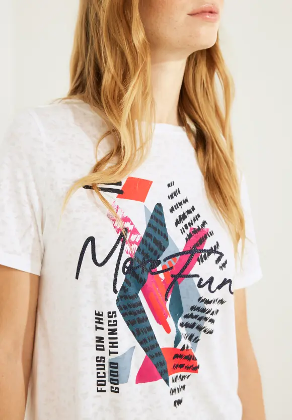 CECIL Multicolor Fotoprint Shirt