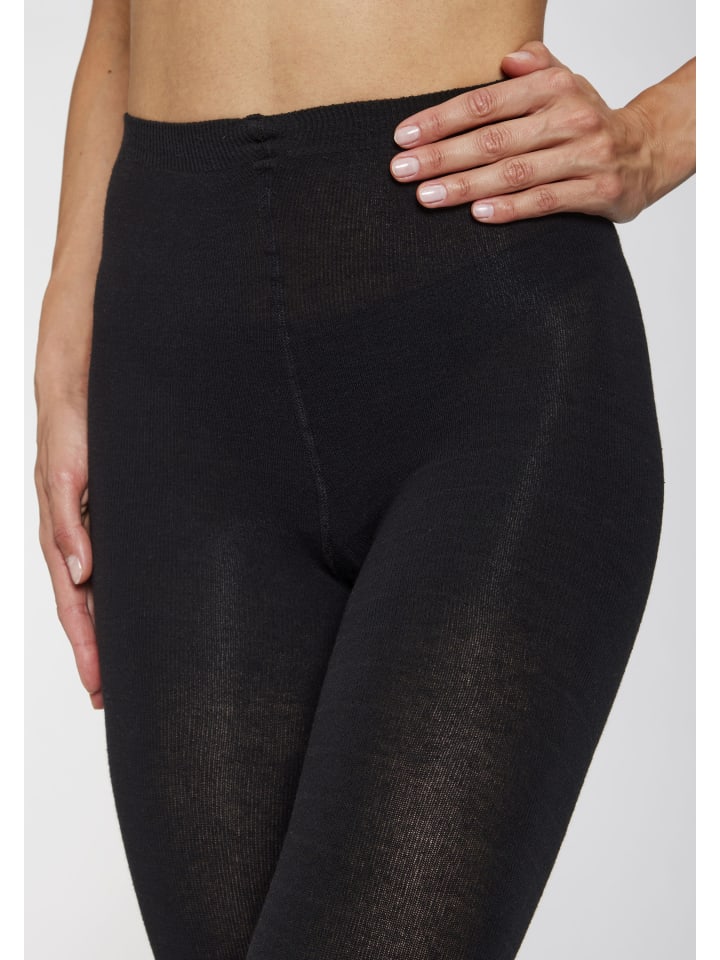 LAVANA basic Strickstrumpfhose in schwarz günstig kaufen
