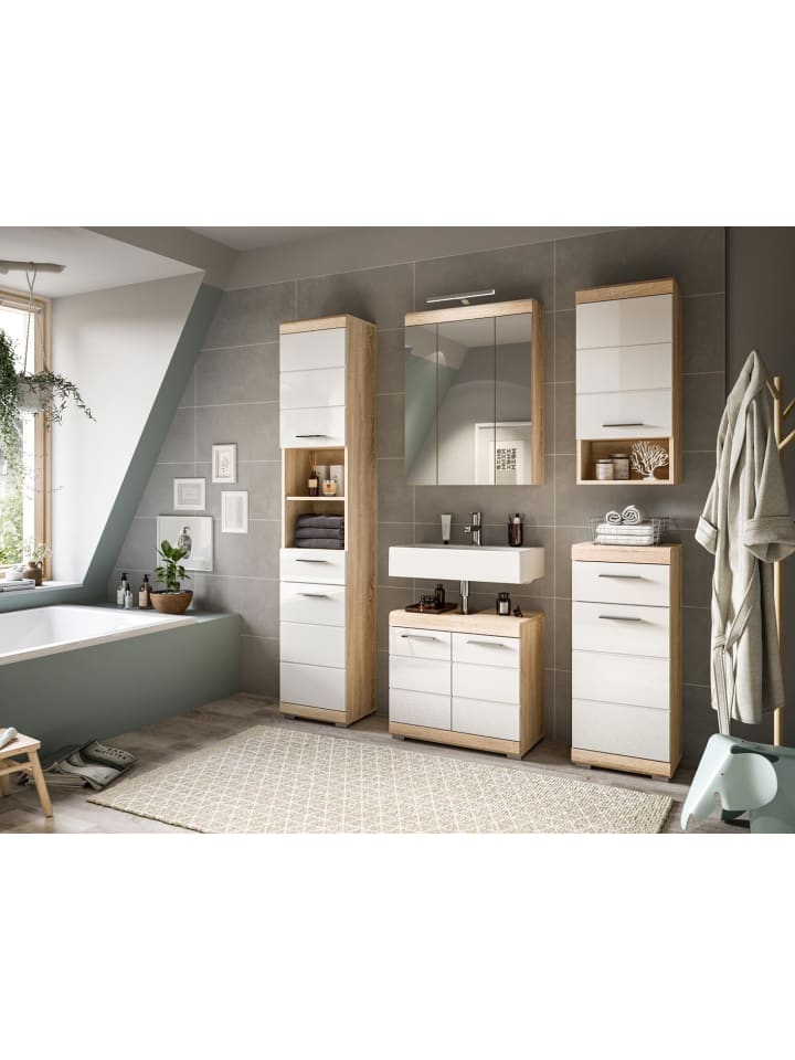 ebuy24 Spiegelschrank Lambada Eiche 60 x 18 cm günstig kaufen onesize