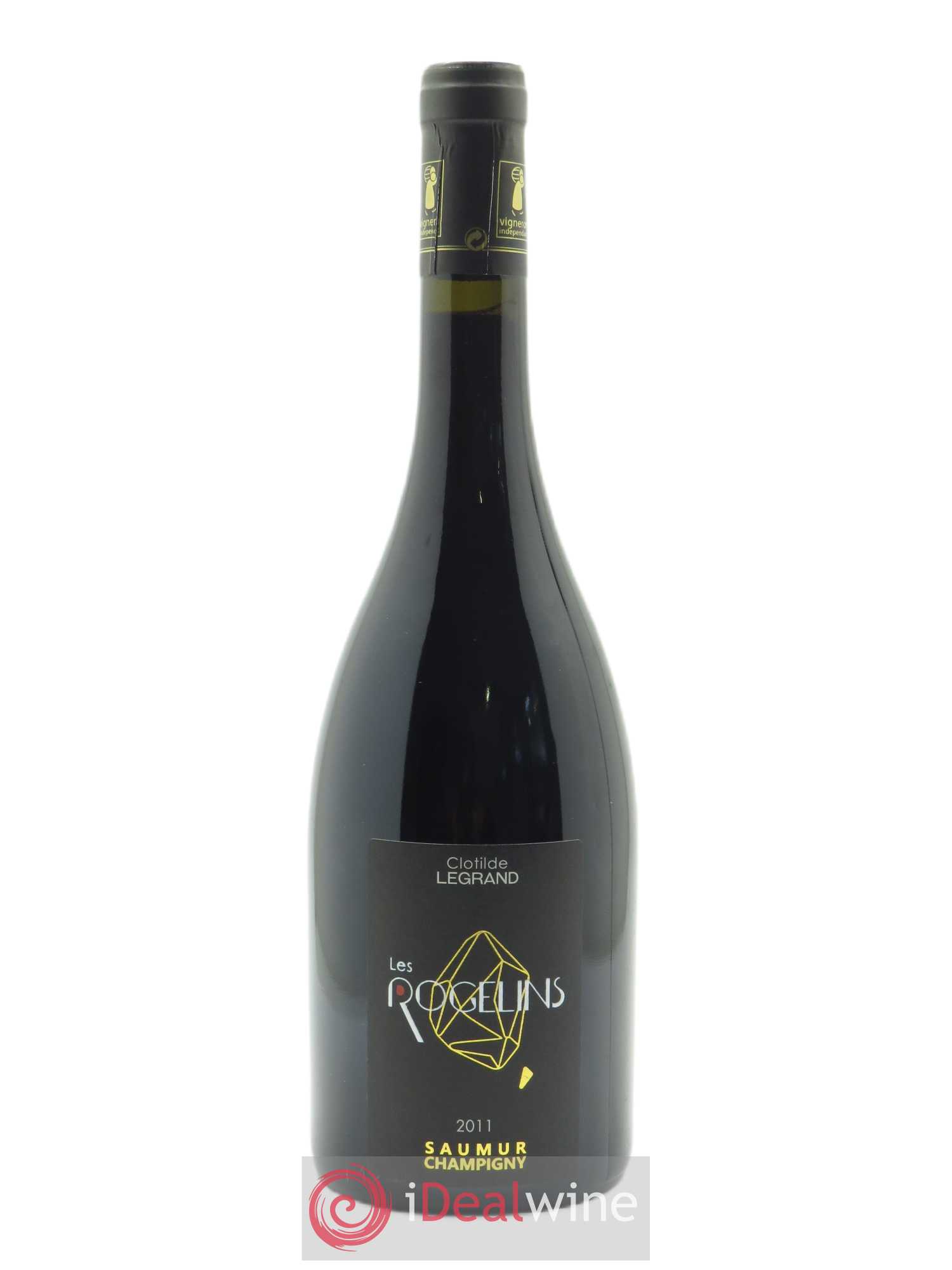 Saumur-Champigny Les Rogelins Clotilde Legrand (anciennement René-Noël Legrand)  2011 - Lot de 1 Bouteille