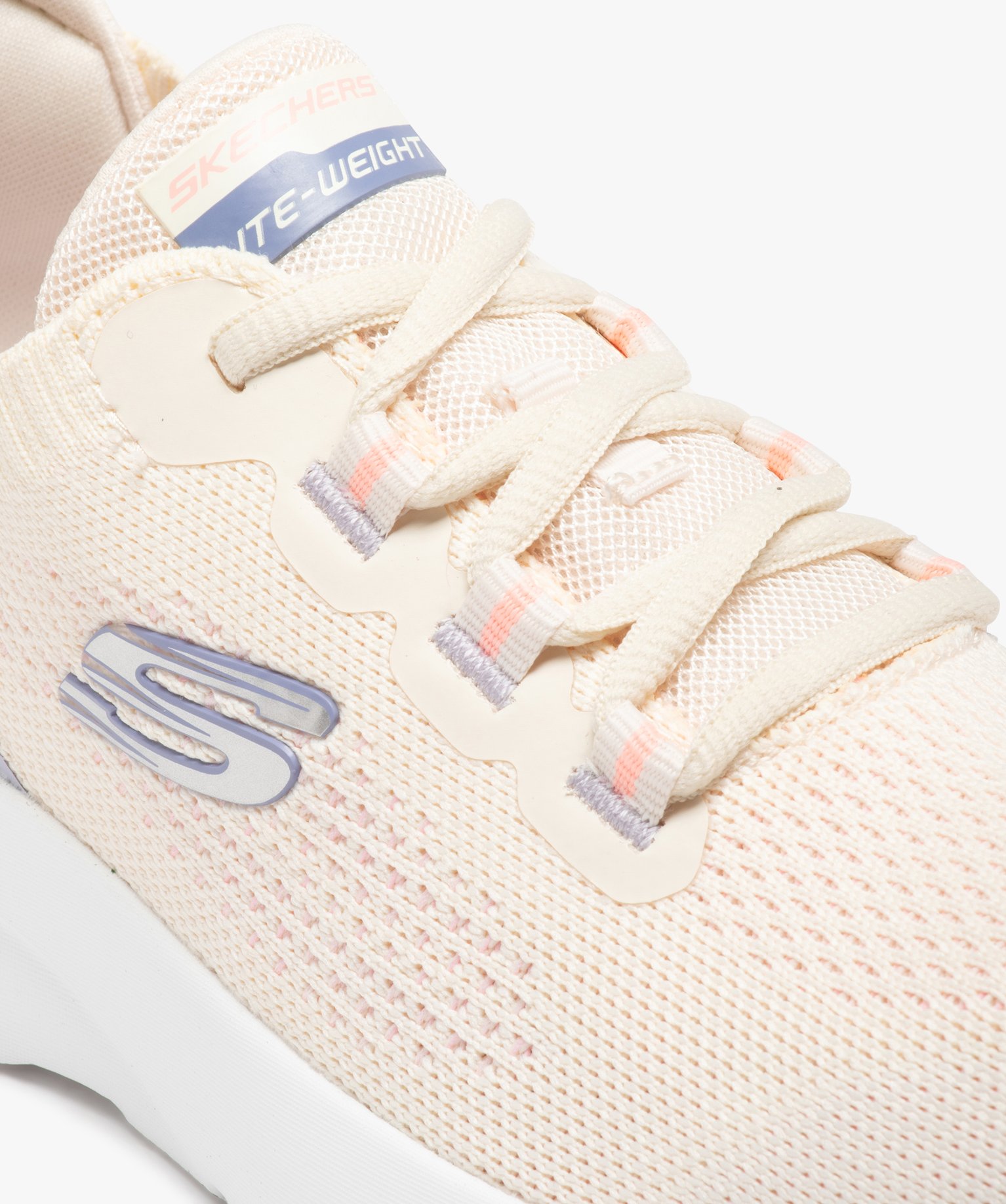 Baskets femme unies légères à lacets - Skechers beige | GEMO