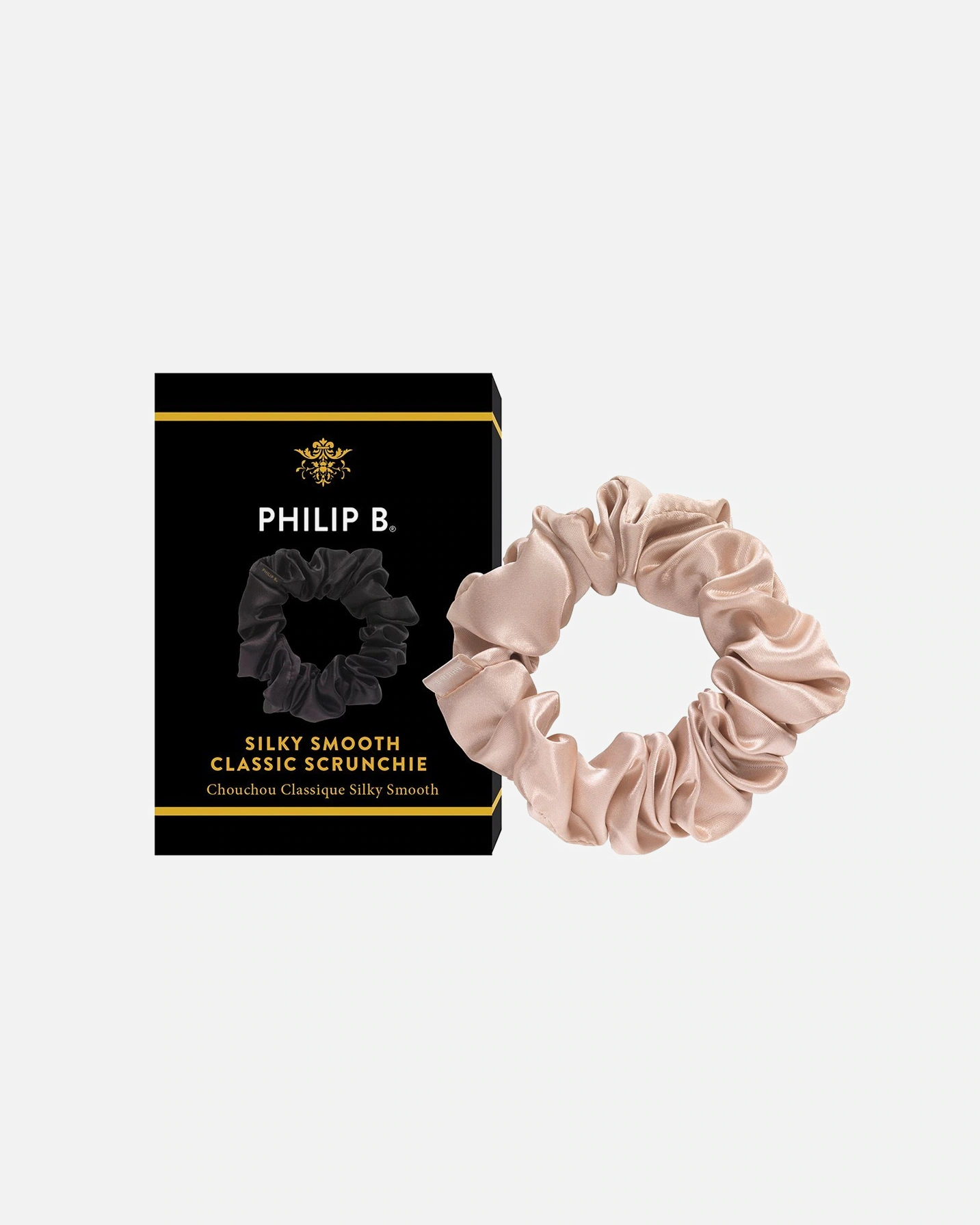 Philip B. Klasické šampanské Scrunchie