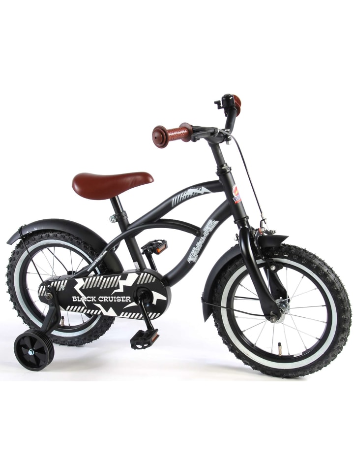 Volare Kinderfahrrad Black Cruiser für Jungen 14 Zoll Kinderrad in Schwarz 3 Jahre günstig kaufen onesize