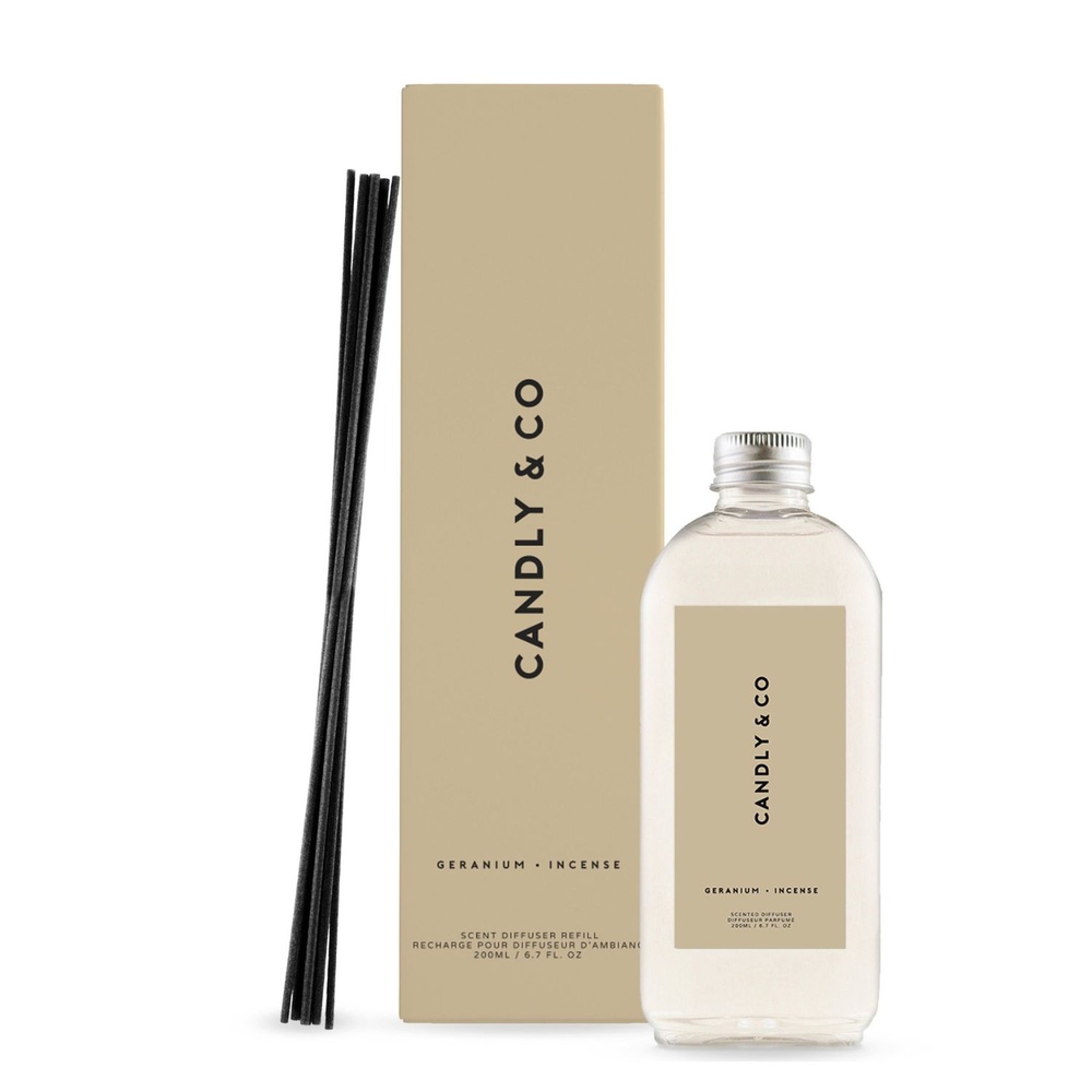 candly&co Recharge diffuseur No. 1 Géranium/Encense Recharge diffuseur