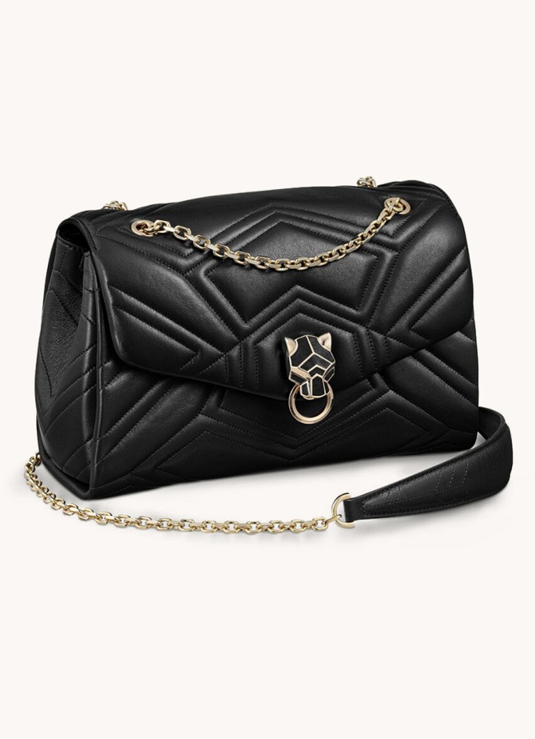 Cartier Panthère de Cartier Malá kabelka cez rameno z teľacej kože CRL1002452