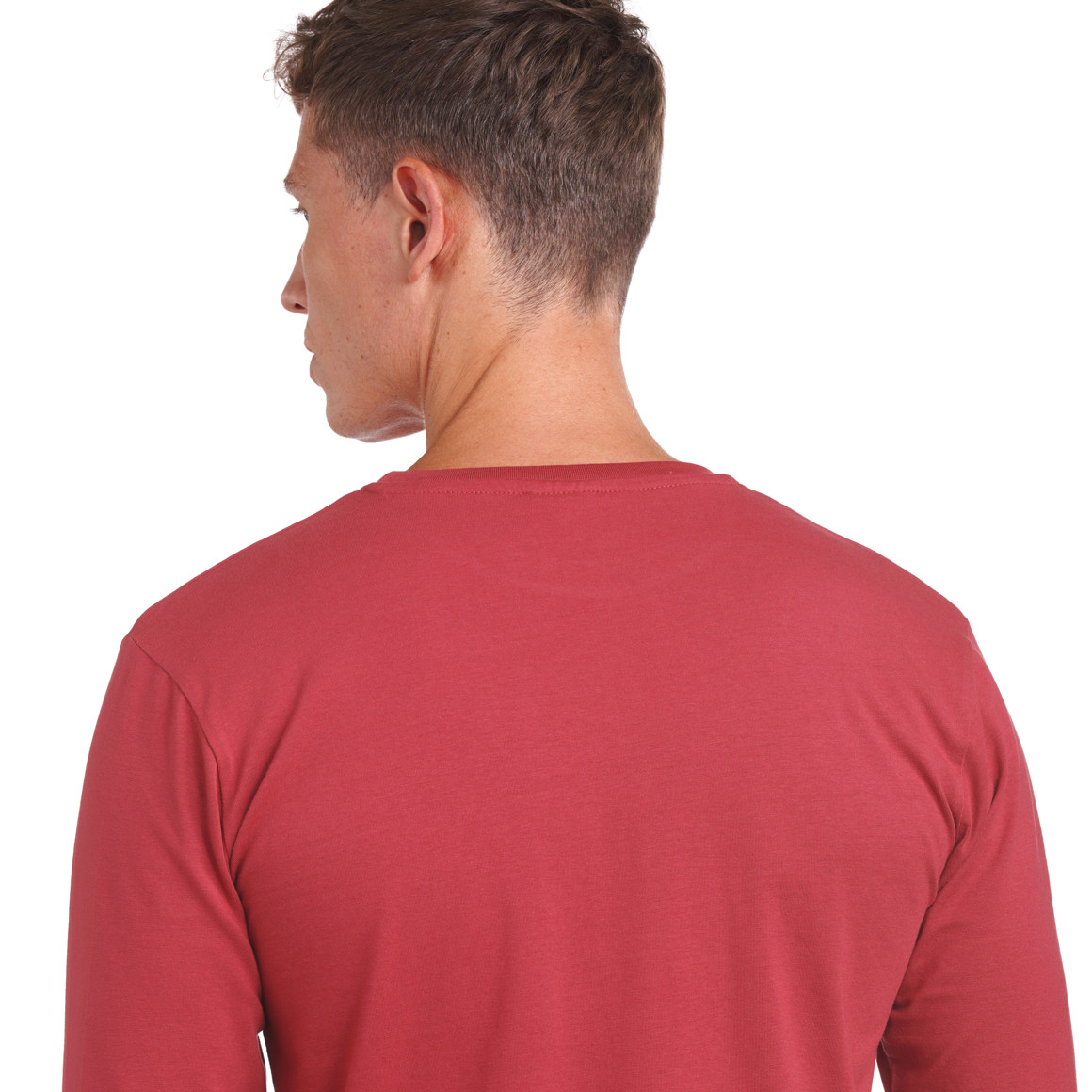2 Herren Langarmshirts im Basic-Look