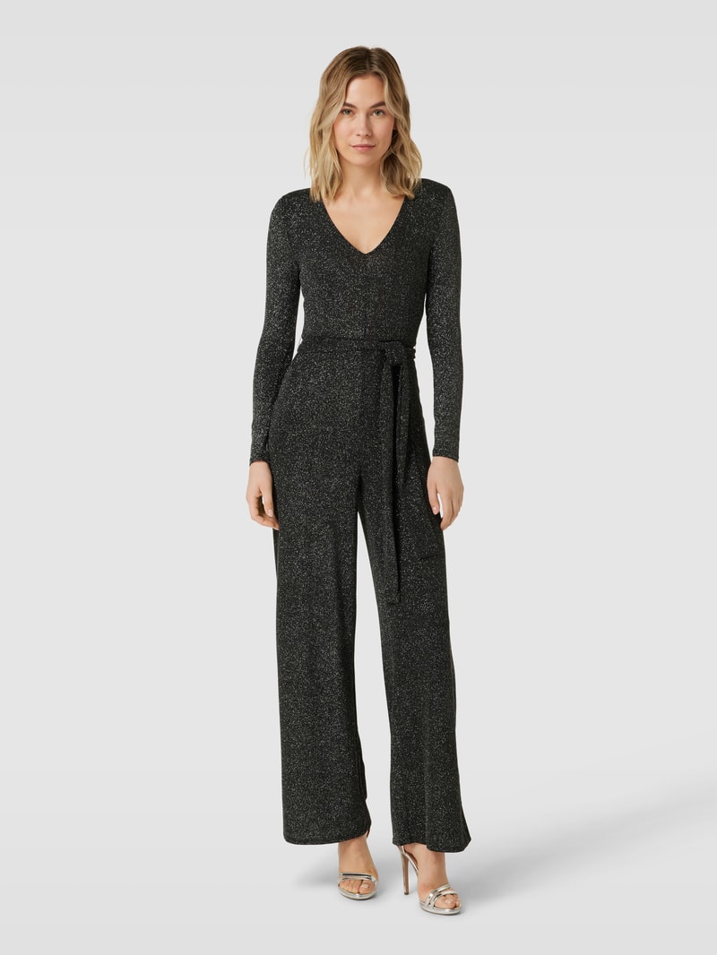 Jumpsuit mit Bindegürtel Modell 'XIKYPIC' in black