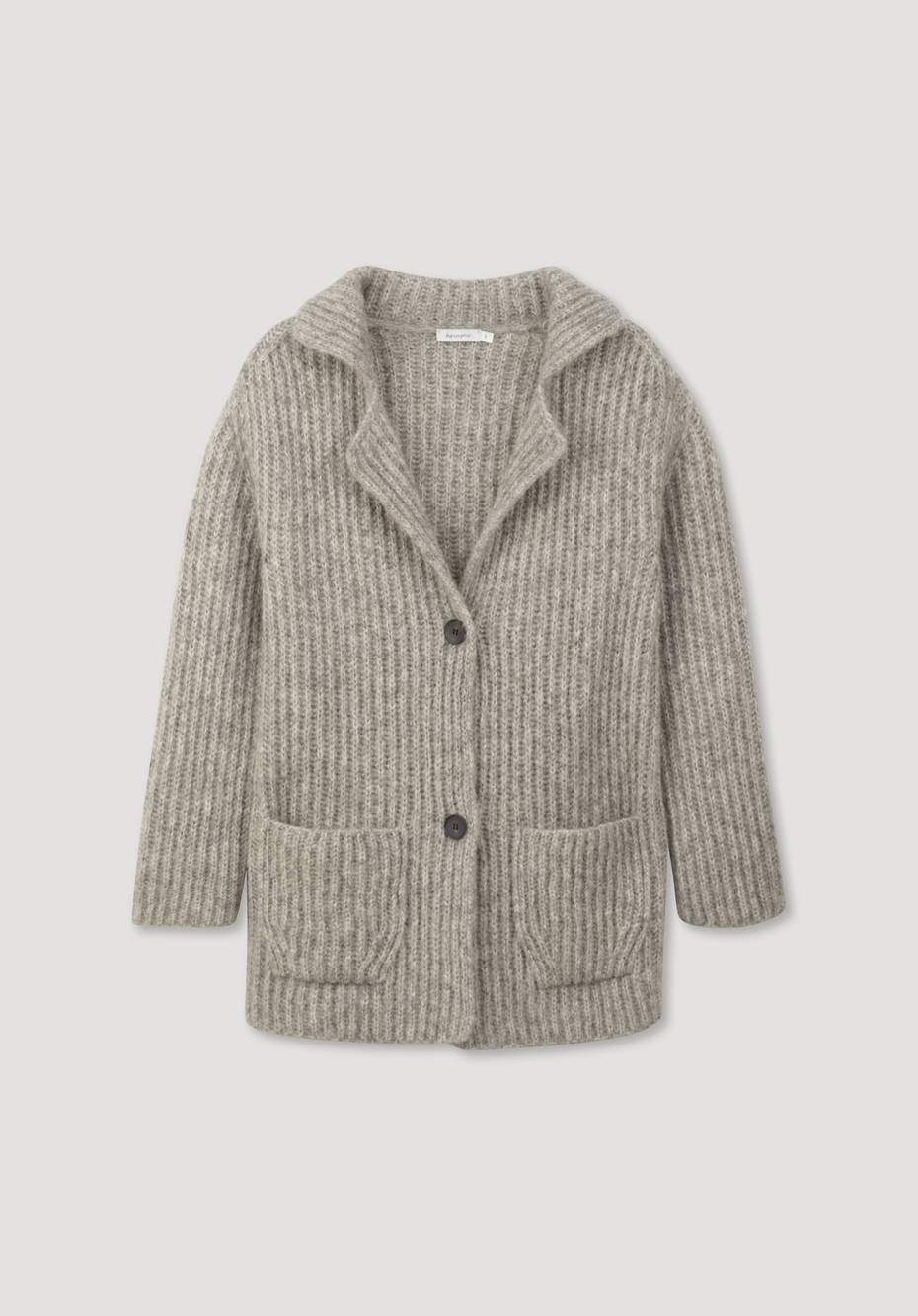 Strickjacke aus Alpaka mit Bio-Baumwolle