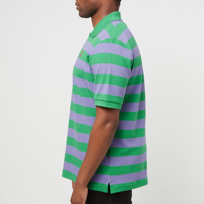 ICECREAM Striped Polo green stripe