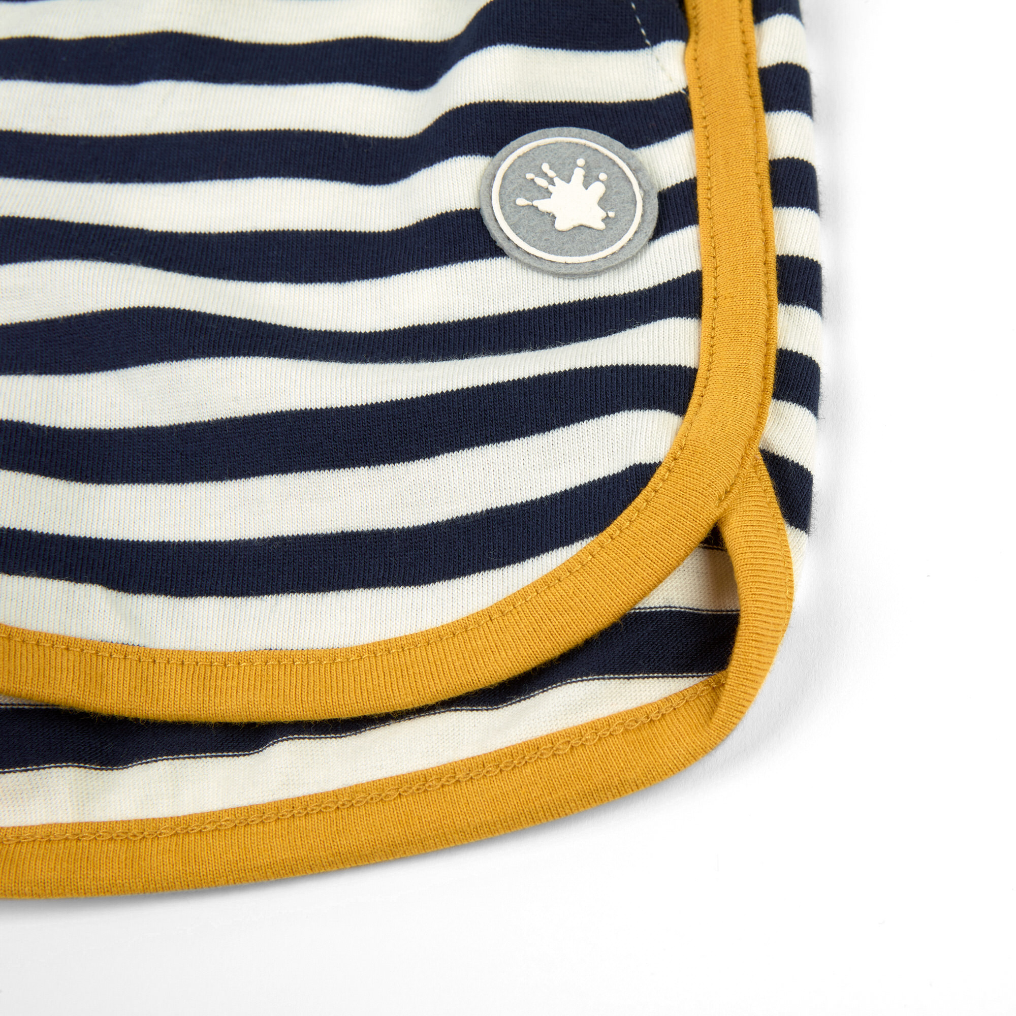Blau-weiß geringelte Kinder Shorts
