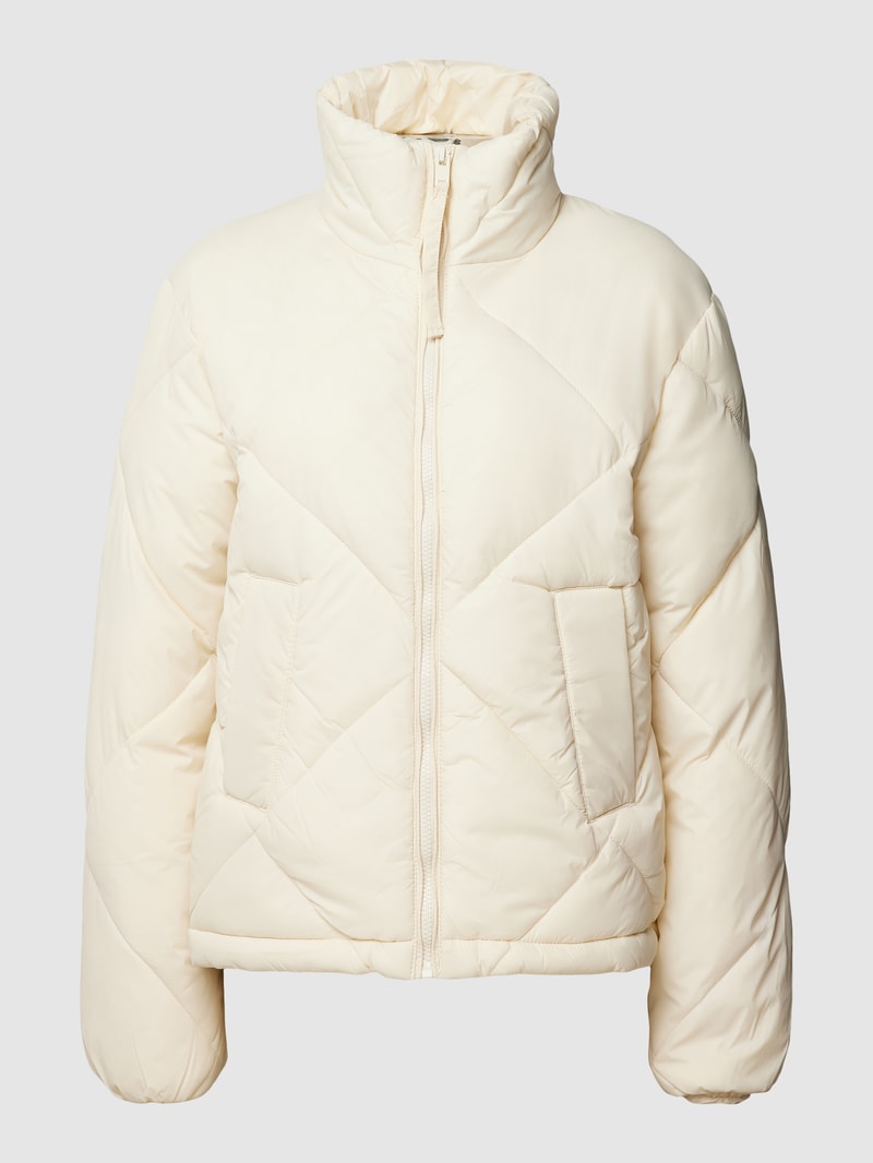 Steppjacke mit Stehkragen Modell 'Bomina' in ecru