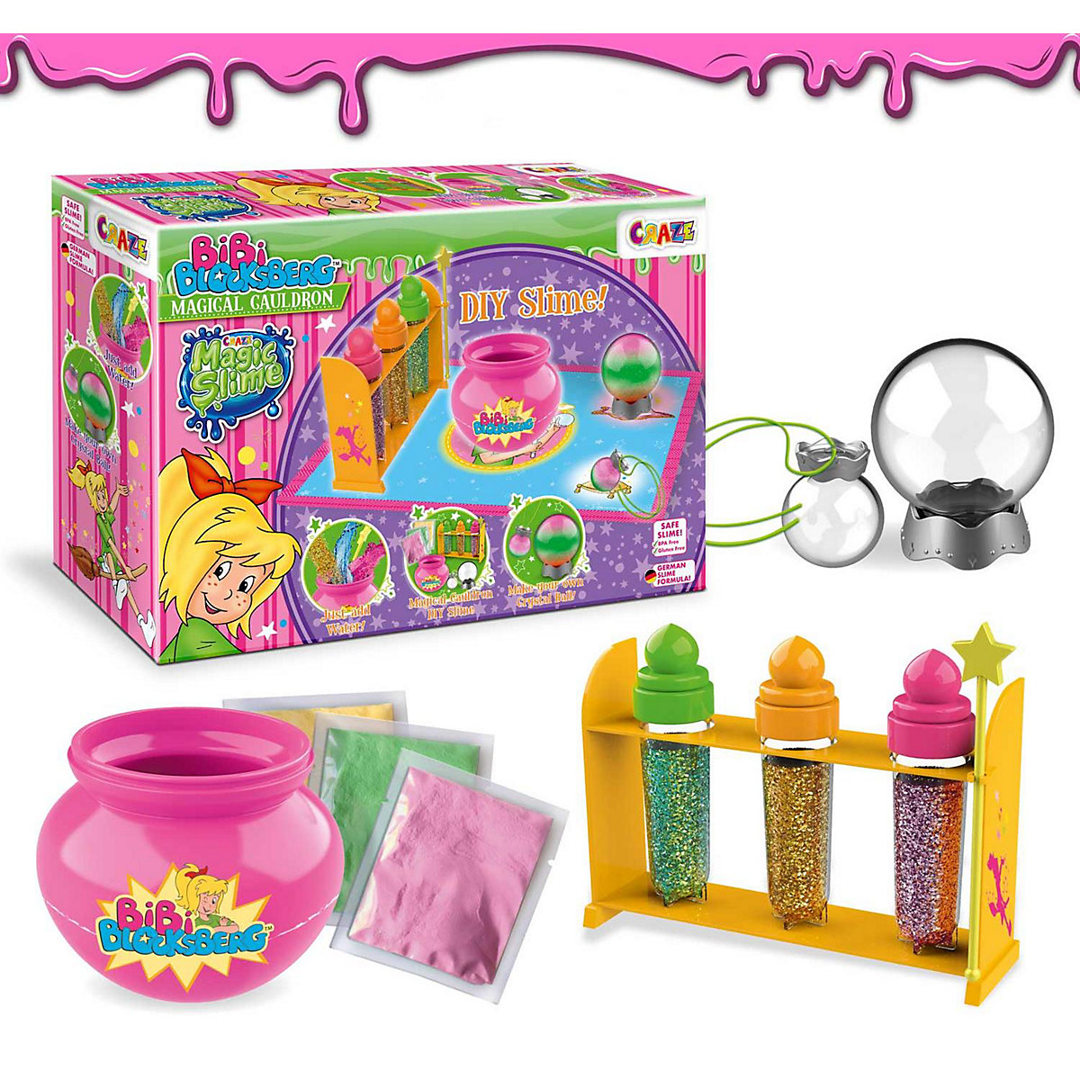 Magic Slime Magical Cauldron Diy Bibi