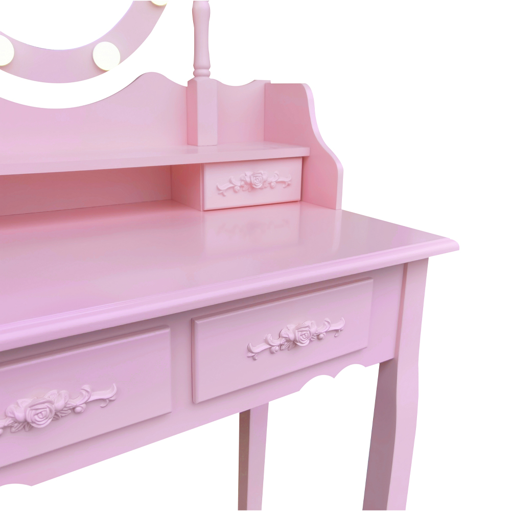 Home Deluxe Schminktisch ROSY - Rosa