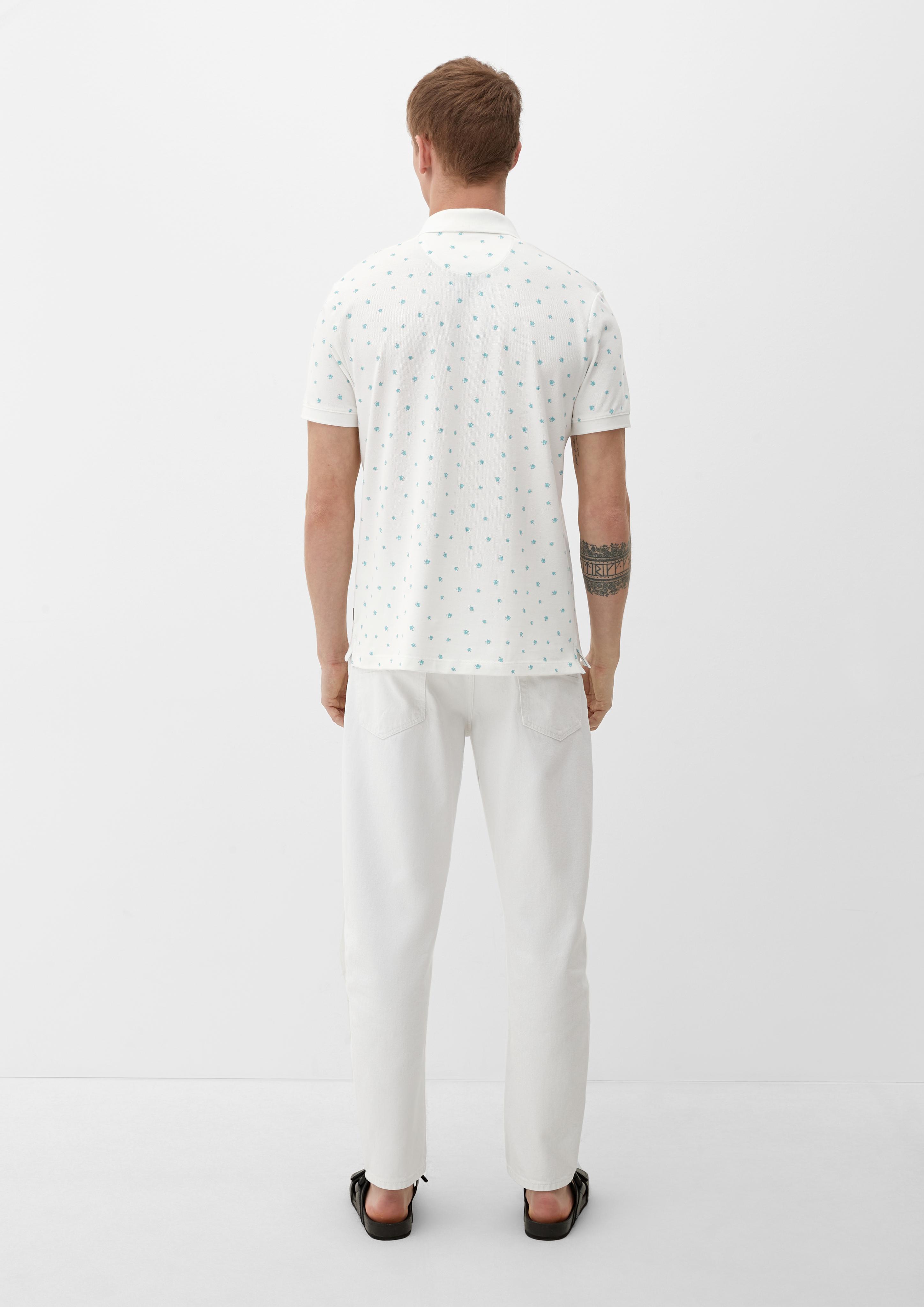 Poloshirt mit Allover-Print  2129836-01A0