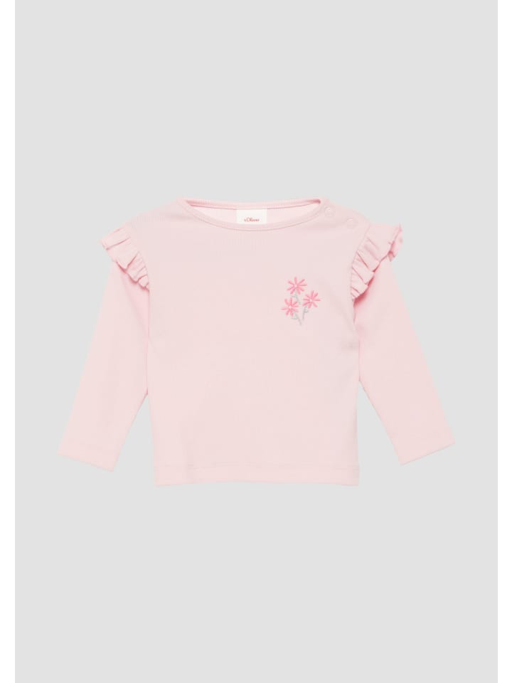 s.Oliver T-Shirt langarm in Pink günstig kaufen