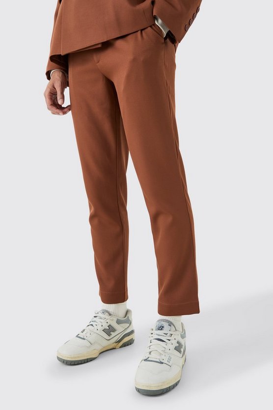 Kurze Mix & Match Slim-Fit Hose