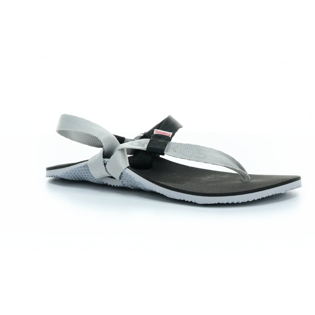 Boskids schwarz-graue Sandalen