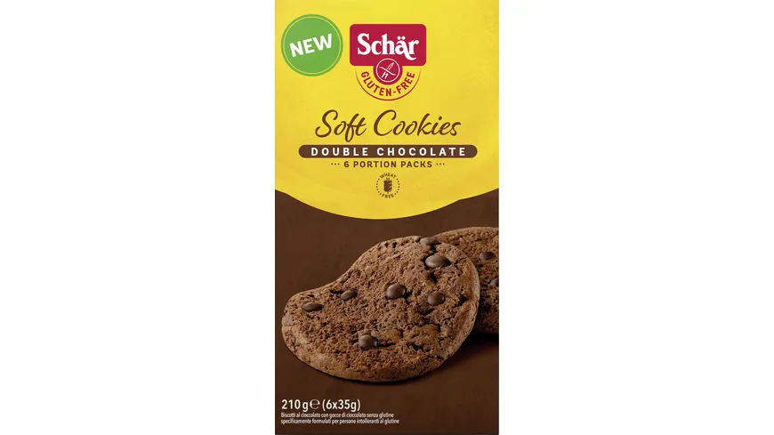 Schär Soft Cookie Double Chocolate 210 g