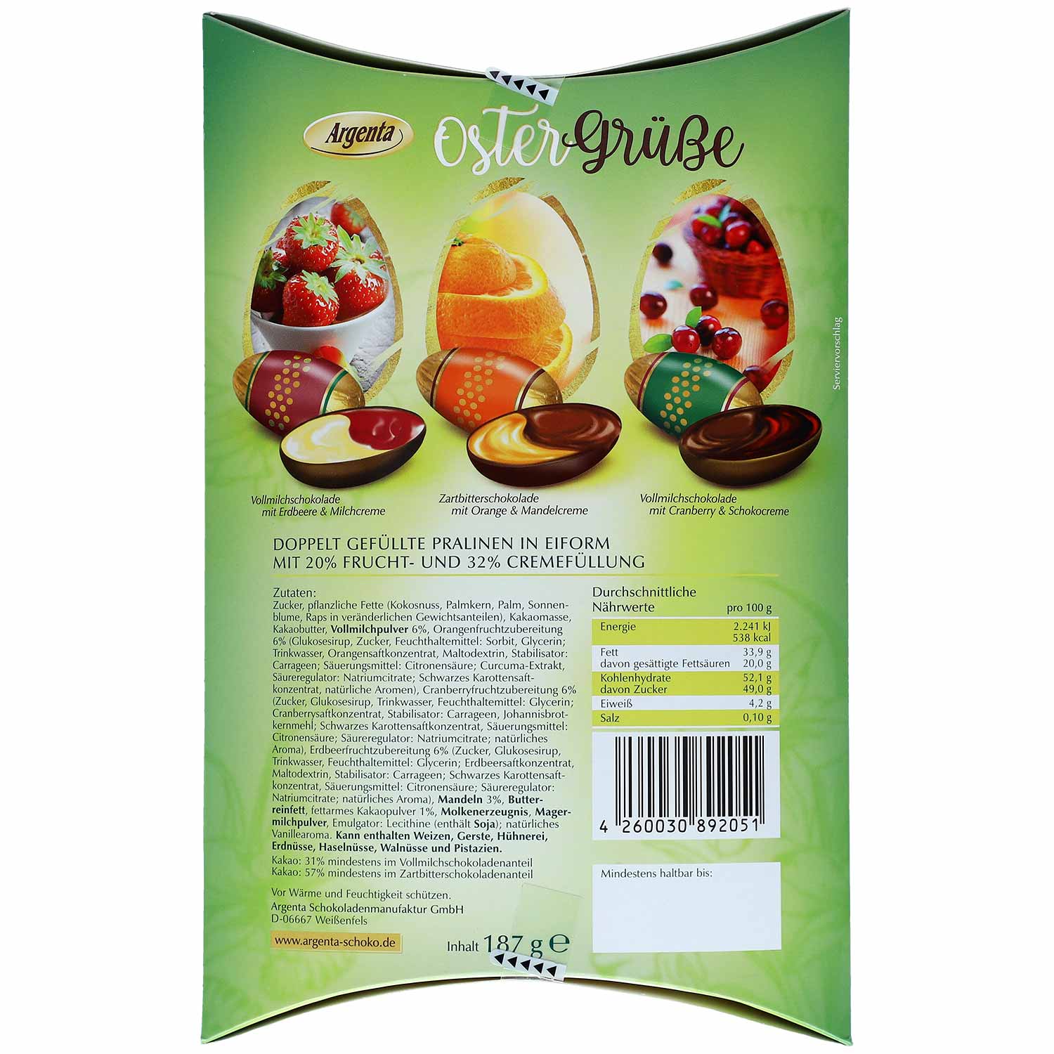 Argenta Ostergrüße 187g