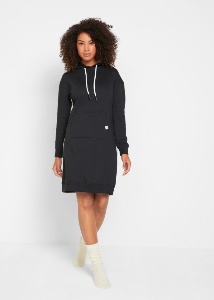 Sweatkleid mit Kapuze