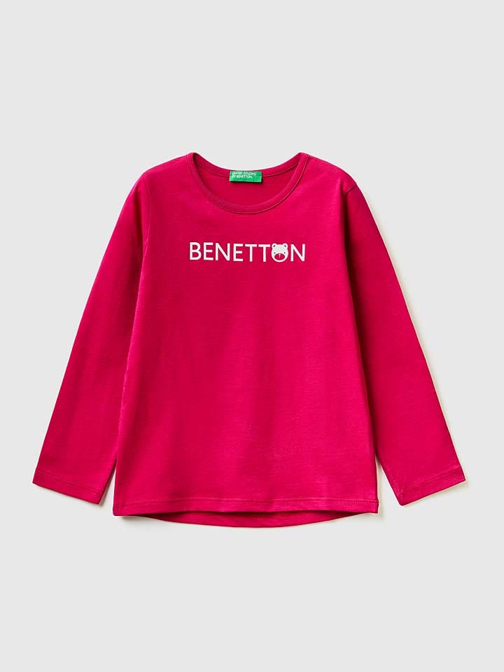 Benetton Longsleeve in Rot günstig kaufen