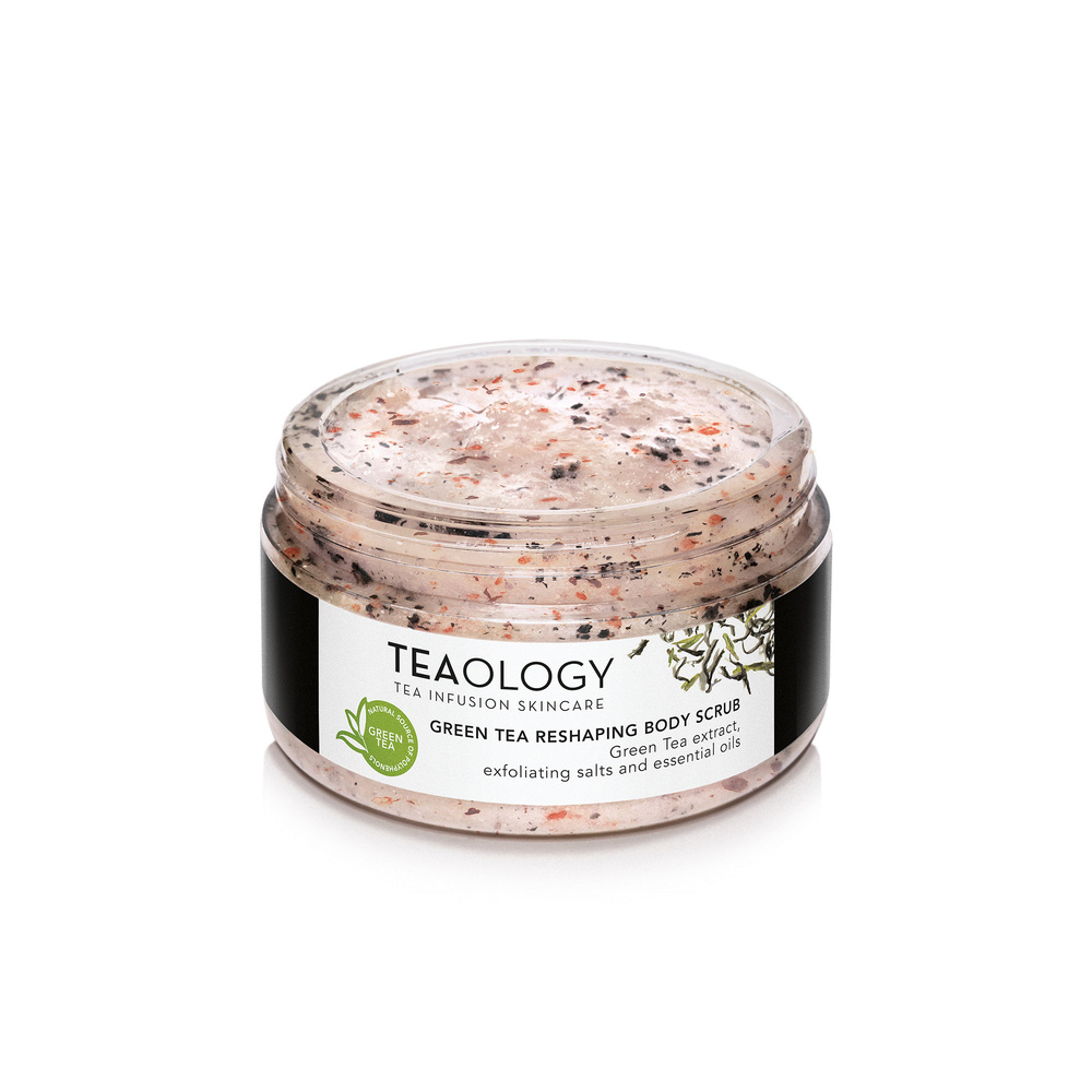 Teaology Green Tea Reshaping Body Scrub Gommage pour le Corps Remodelant