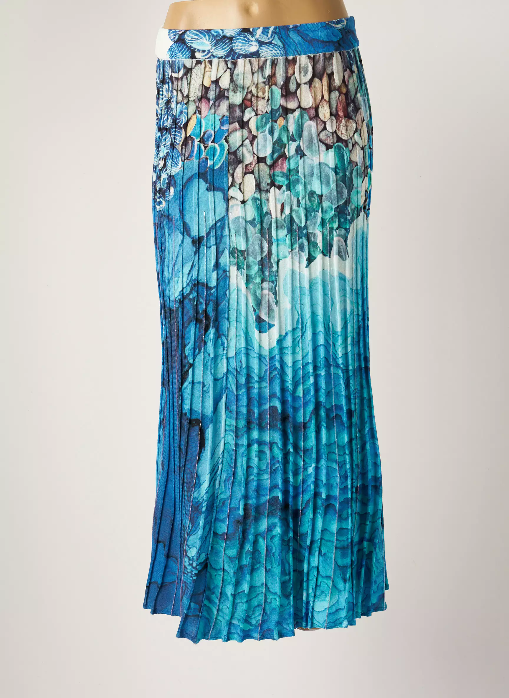 Jei S By Letizia Denaro Jupes Longues Femme couleur bleu