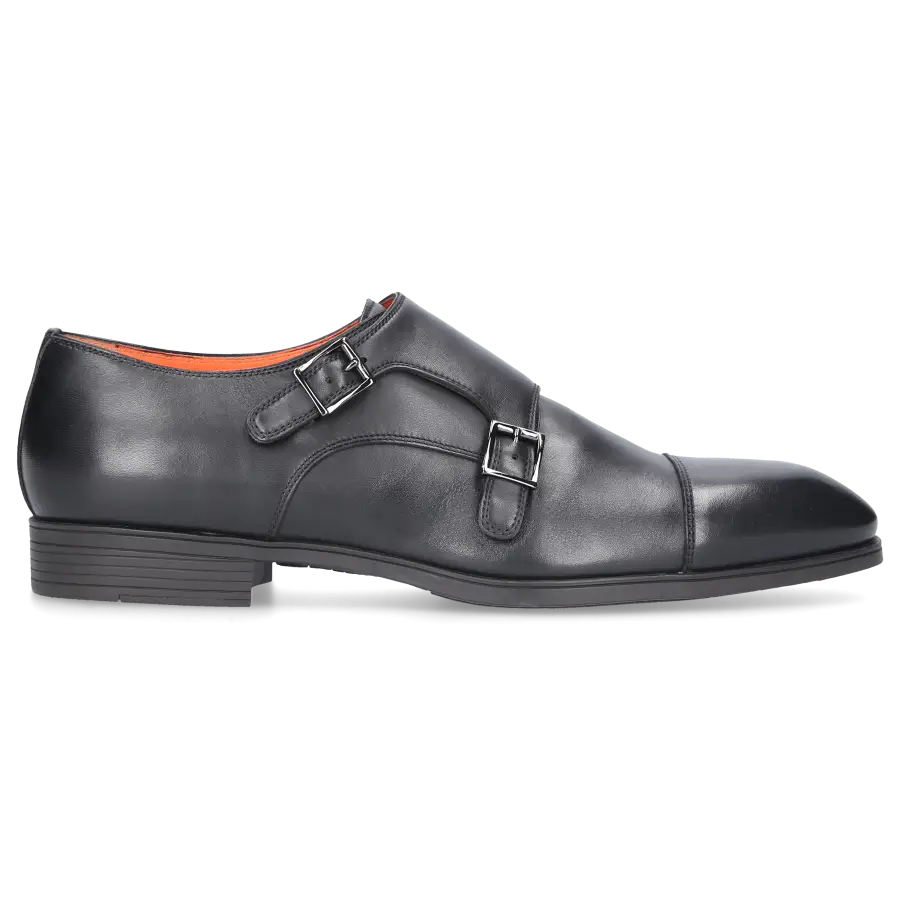 Santoni - Businessschuhe 14549 Kalbsleder - schwarz