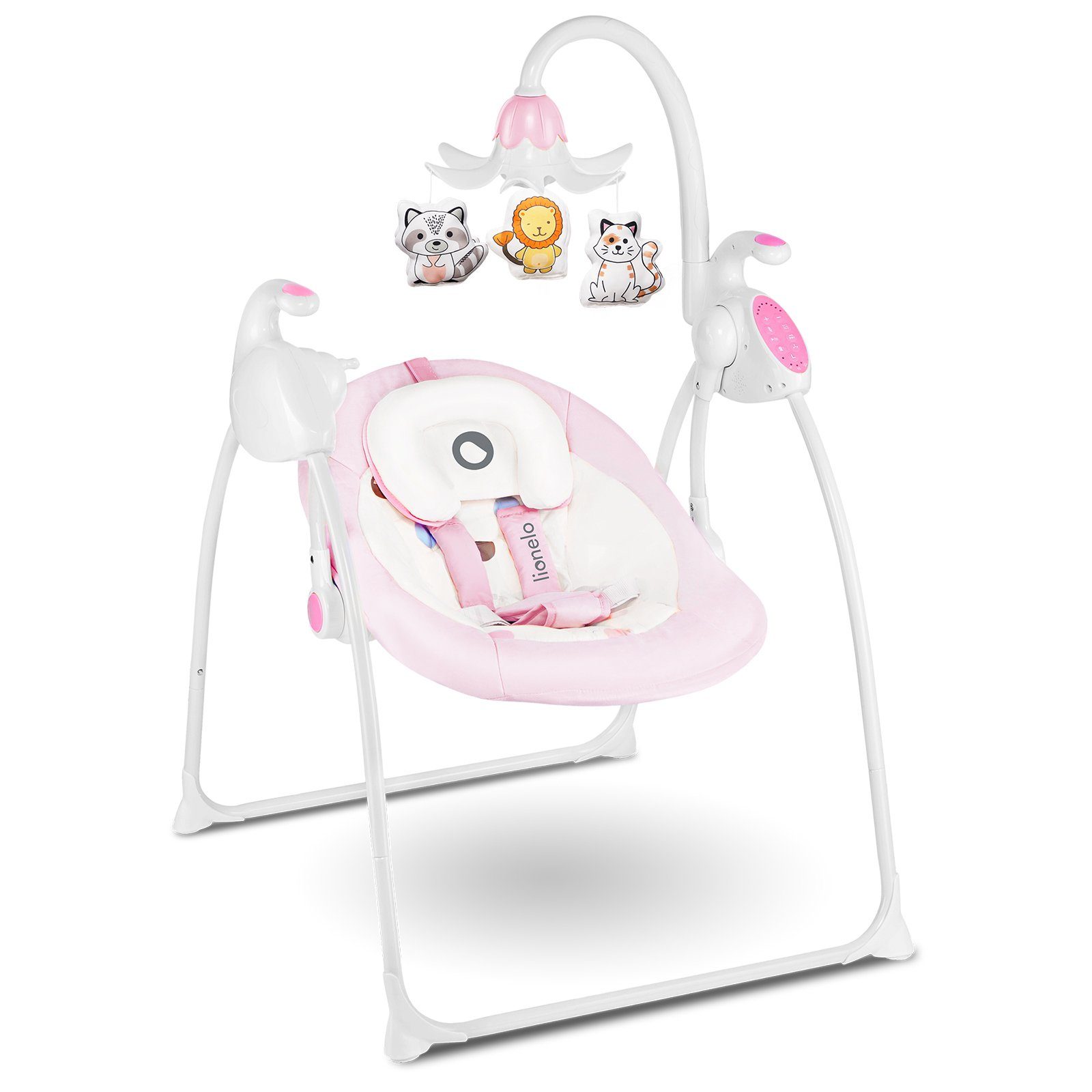 lionelo Babywippe ROBIN, SCM-WippsensorGeräuscherkennung WhisperQuiet TechnologieMoveDetect