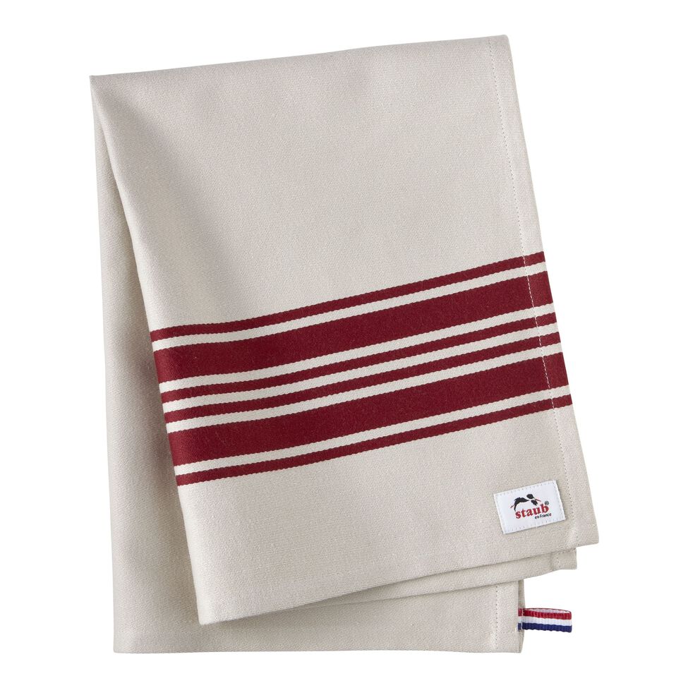 Geschirrtücher 70 cm x 50 cm, Kirsch-Rot