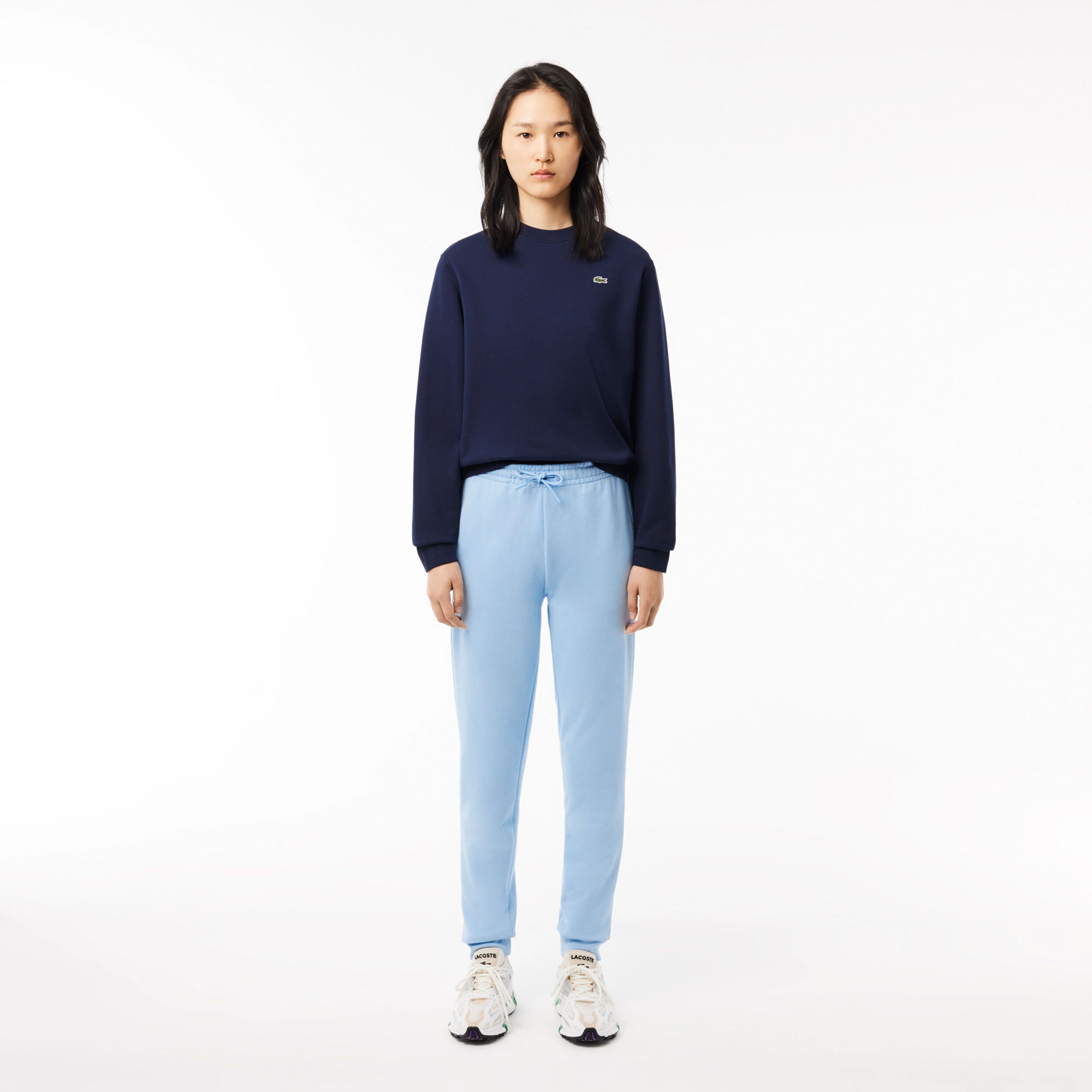 Lifestyle Fleece Trainingsanzug Damen - Hellblau