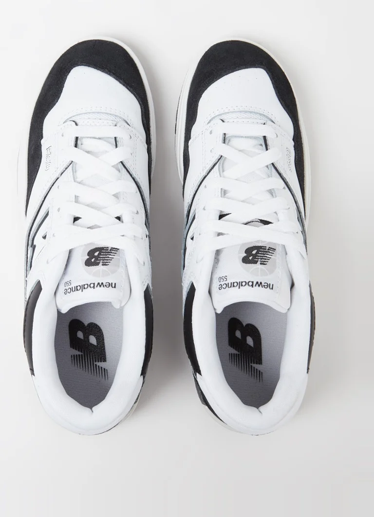 Teniși New Balance 550 cu detalii din piele