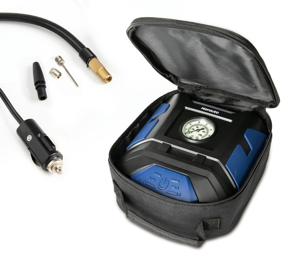 Analoger Mini-Kompressor von Norauto, 12V, 20L, 7bar  - ATU