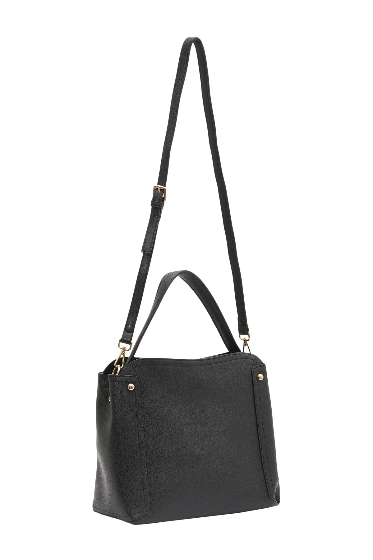 USHA  Handtasche - Schwarz - Unifarben