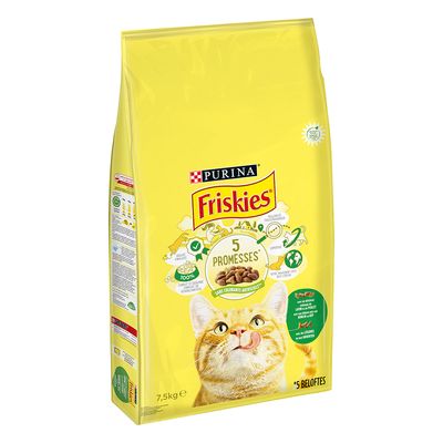 PURINA Friskies Katze mit Kaninchen, Huhn und Gemüse