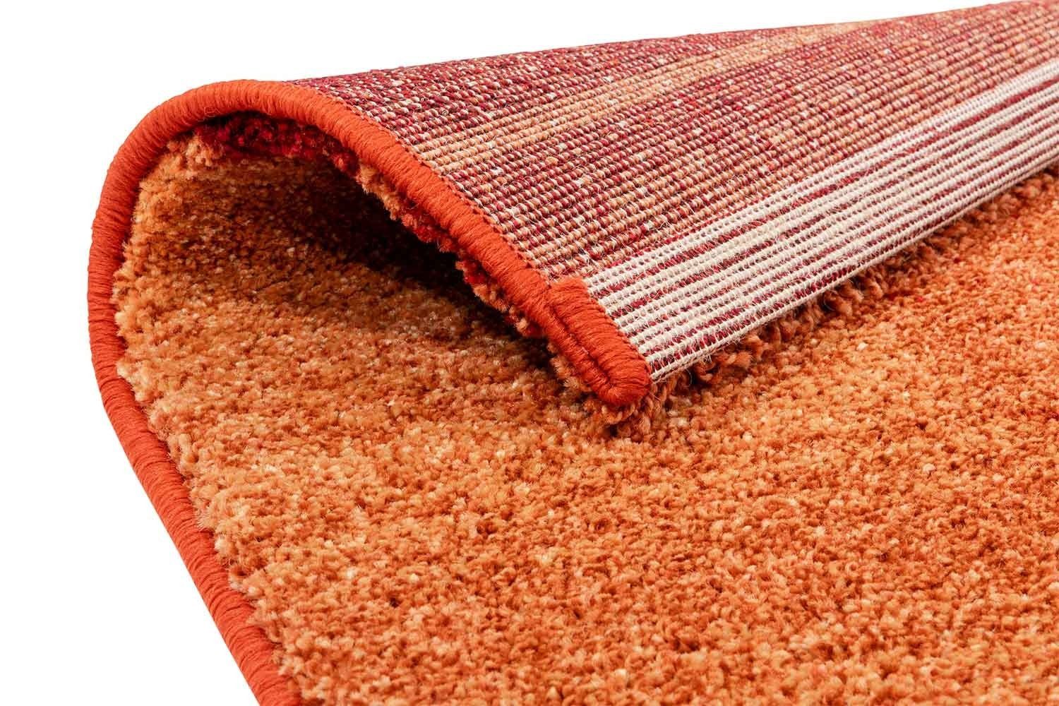 Hochflor-Teppich AUTUMN, 160 x 230 cm, Orange, rechteckig, Höhe: 20 mm