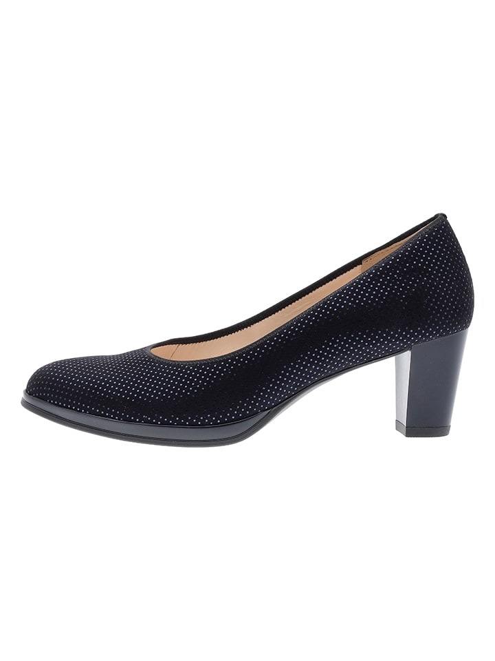 Ara Shoes Leder-Pumps in Dunkelblau günstig kaufen