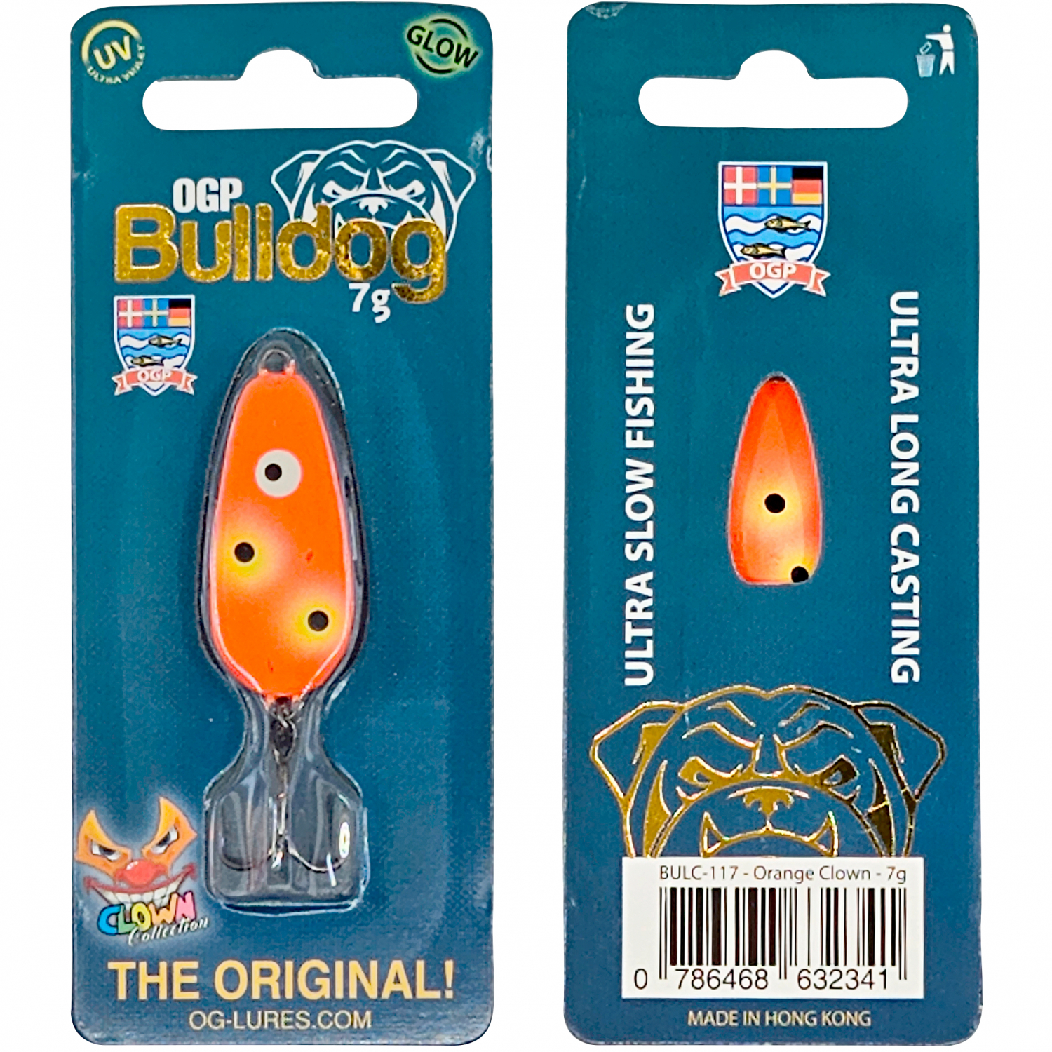 OGP Blinker Bulldog (Orange Clown, 7 g)