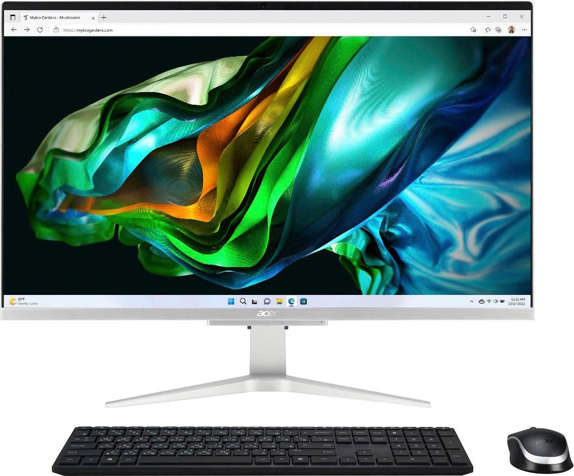 Acer Aspire C27-1655 All-in-One PC (27 Zoll, Intel® Core i5 1135G7, 8 GB RAM, 1024 GB SSD, Luftkühlung)