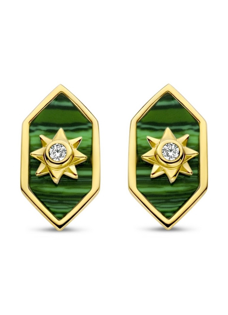 TI SENTO - Milano Gold-plated Stud Earrings 7943MA_H