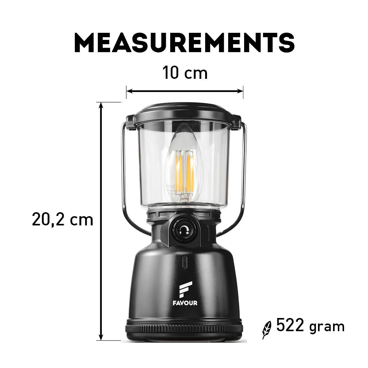 Favour L0818 Filament LED-Laterne