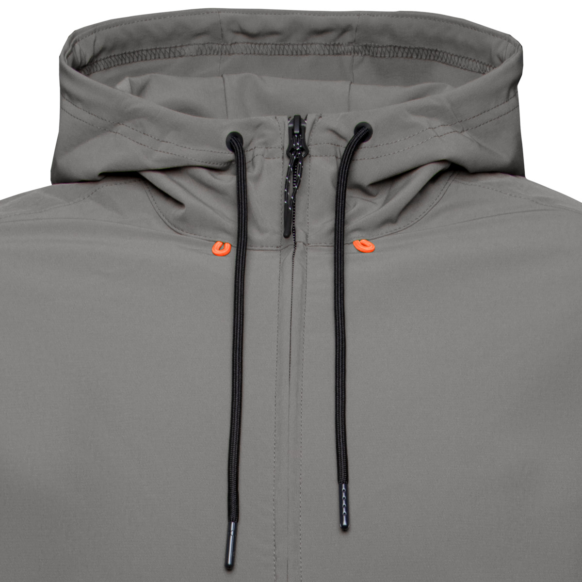 Champion Hooded Full Zip Trainingsjacke grau