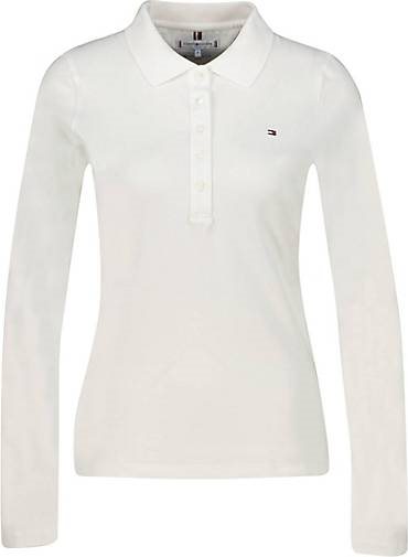 TOMMY HILFIGER Damen Poloshirt 1985 SLIM PIQUE POLO Langarm